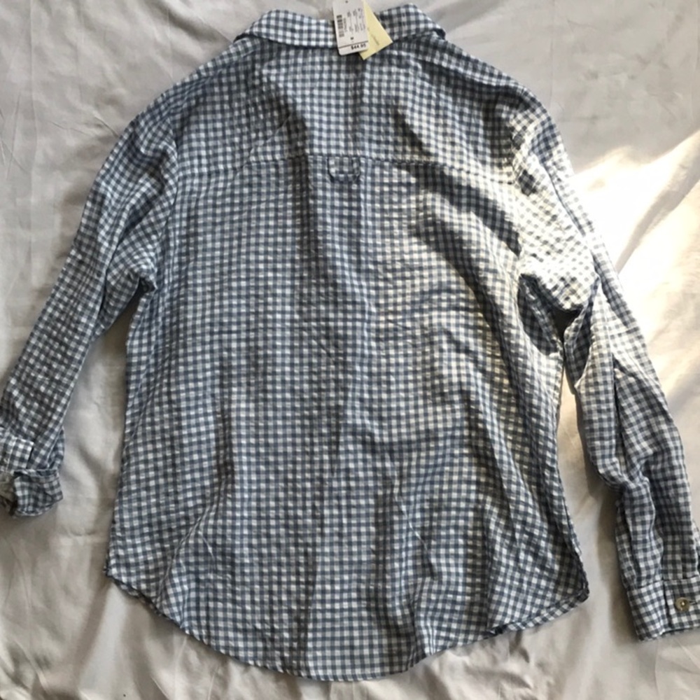 BUTTON DOWN BLOUSE - Picture 5 of 6